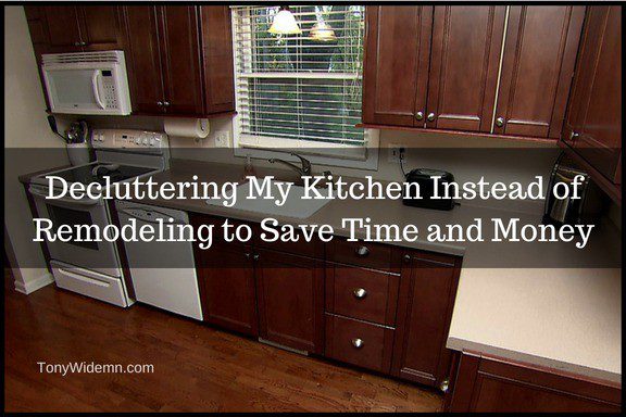 Decluttering My Kitchen Instead of Remodeling to Save Time and Money
