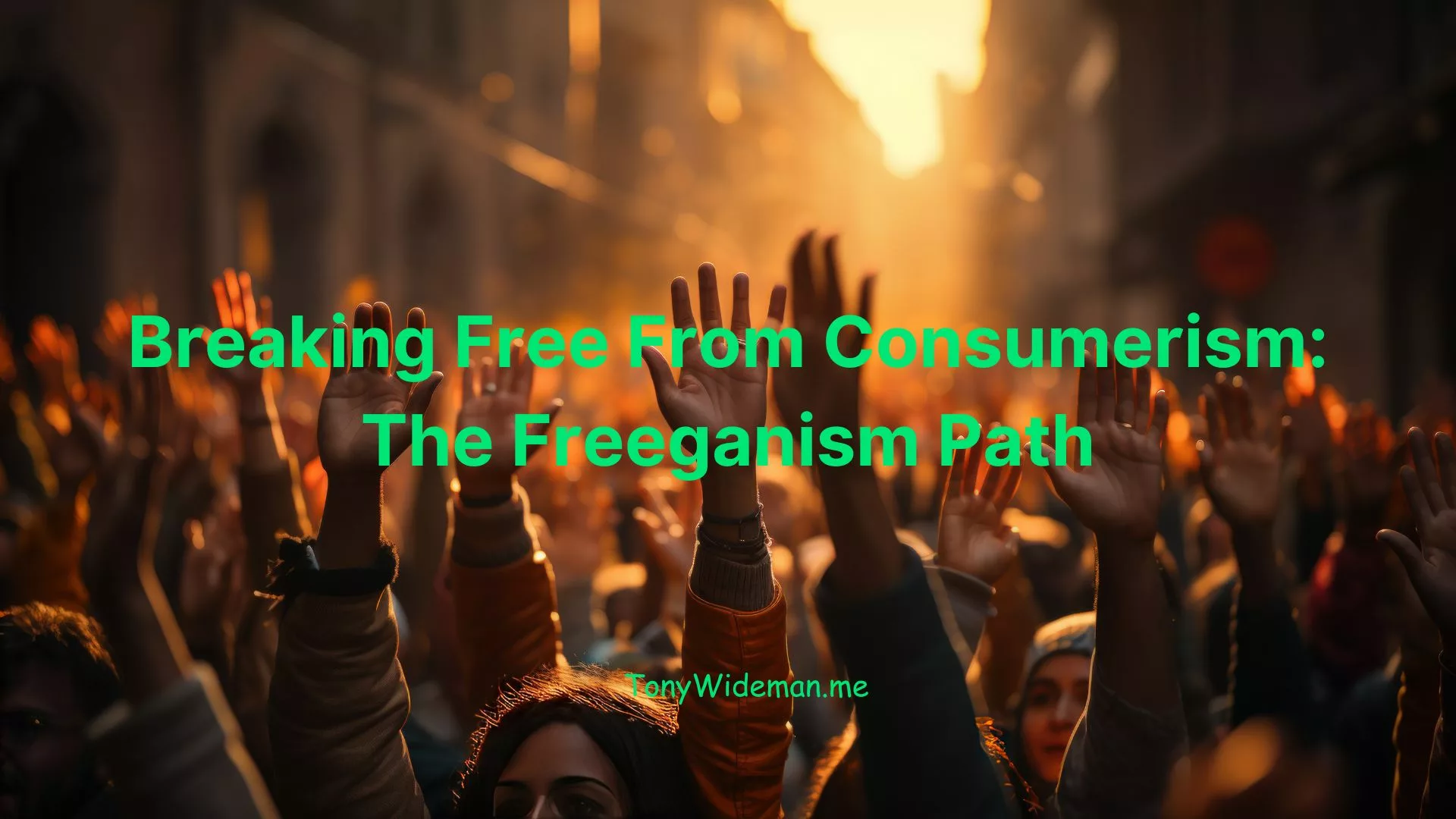 Breaking Free from Consumerism: The Freeganism Path