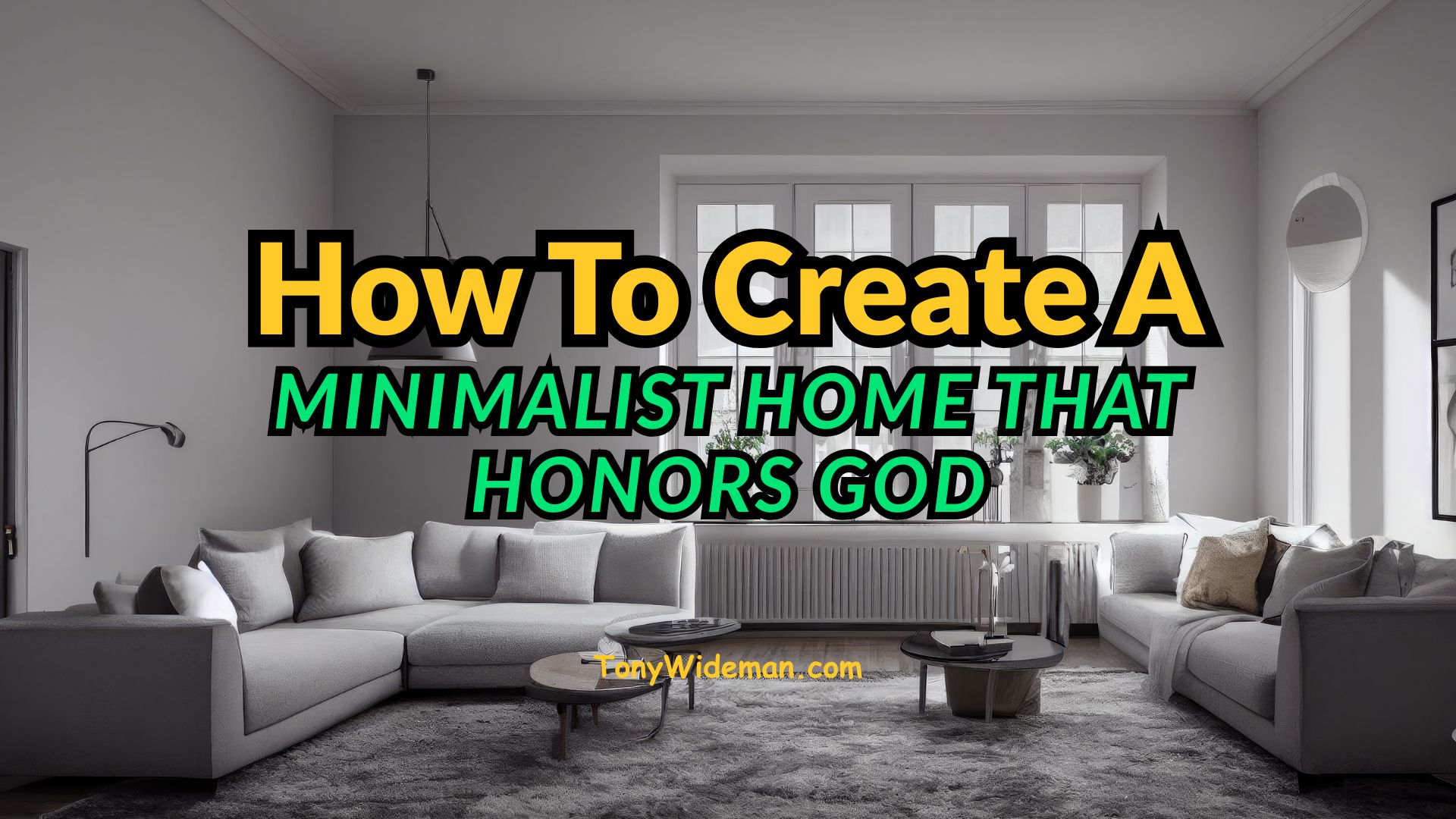 How To Create A Minimalist Home That Honors God