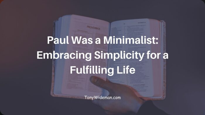 Paul Was a Minimalist