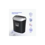 Crosscut Paper/CD/Credit Card Shredders with Pullout Basket for Home Office Use, Black