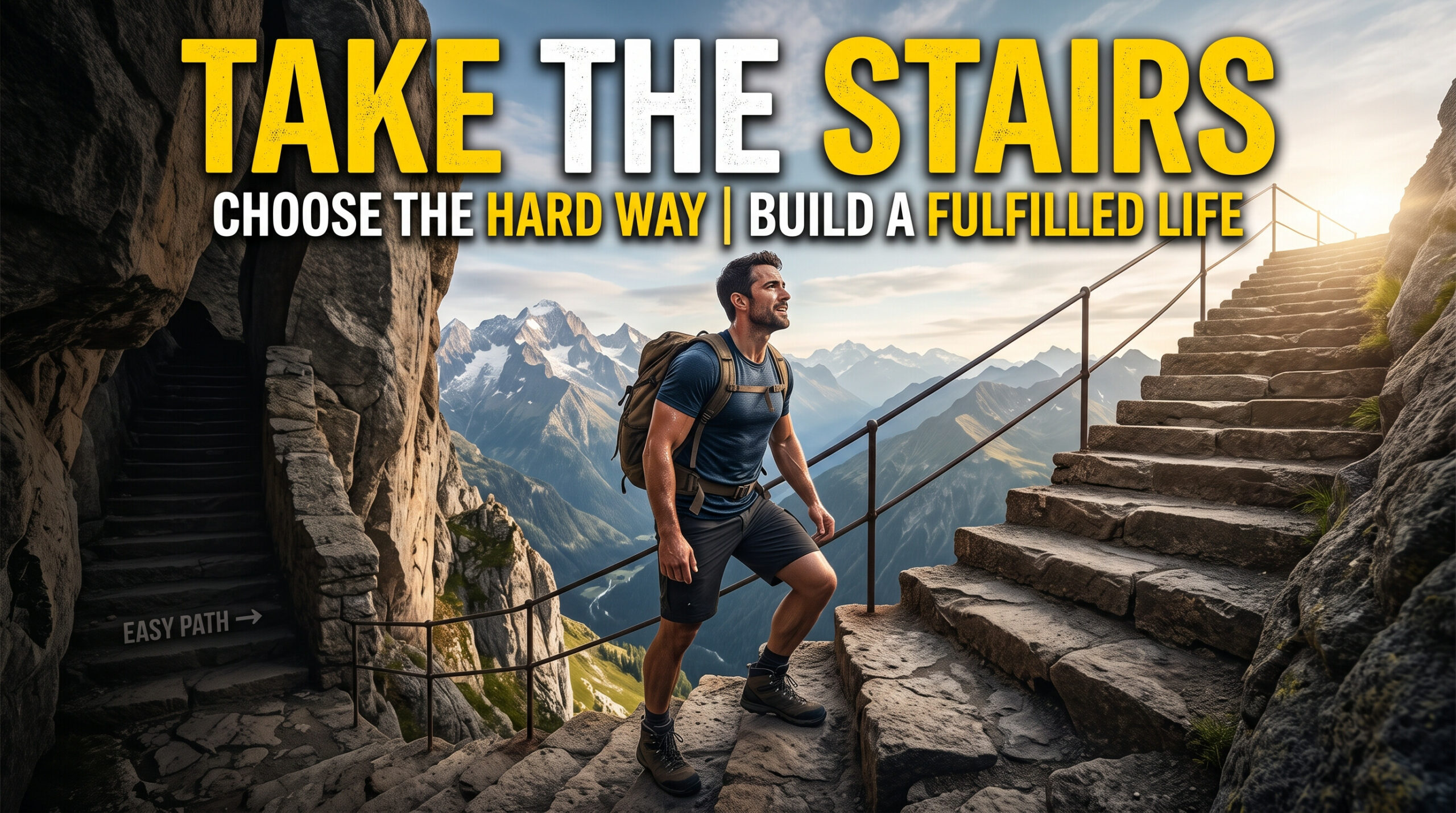 Take the Stairs Why Choosing the Harder Path Builds a More Fulfilled Life